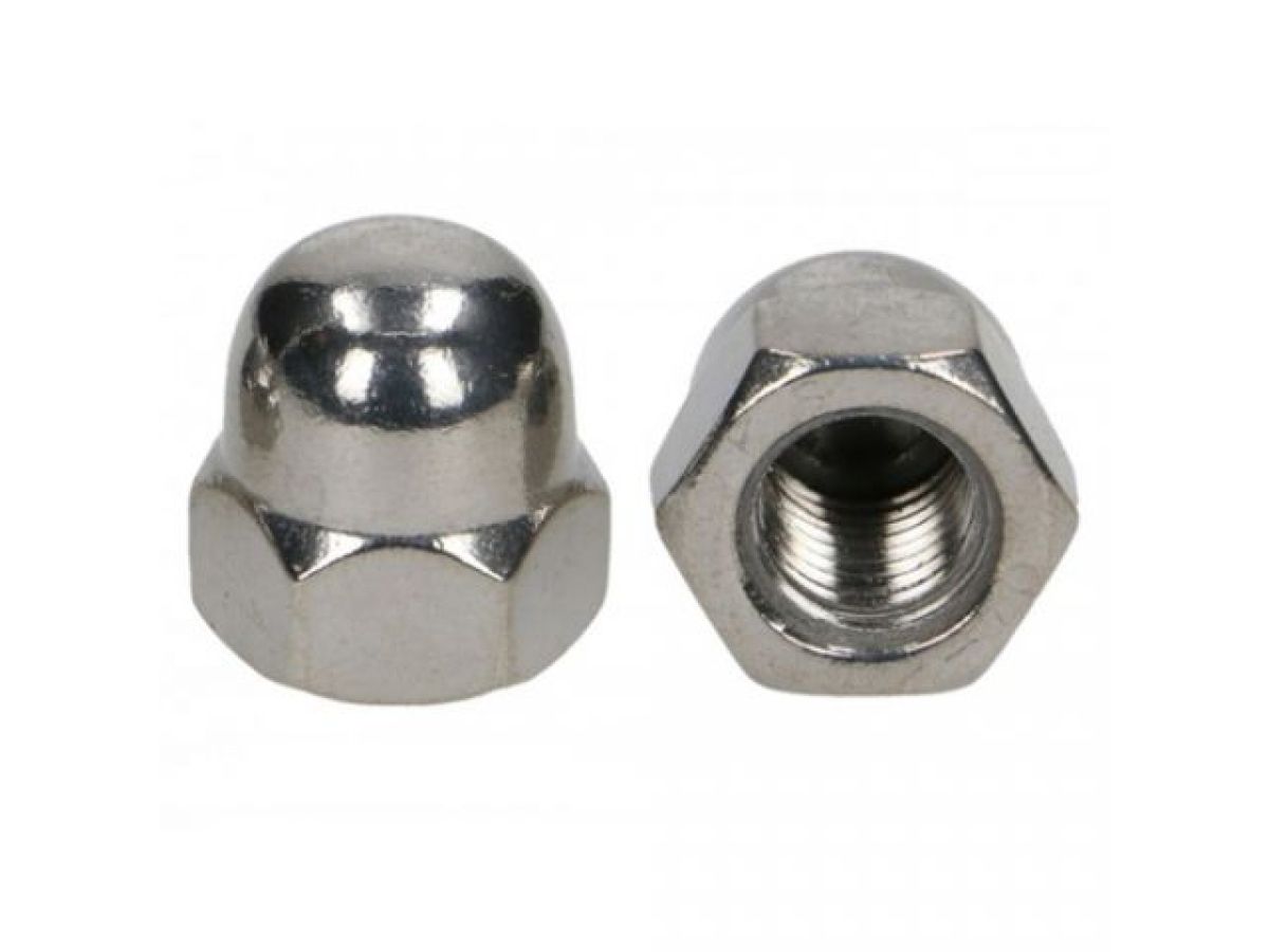 гайка колпачковая м12, нерж. сталь (а2), din 1587  (100 шт) (starfix) sm-66210-100 от BTSprom.by