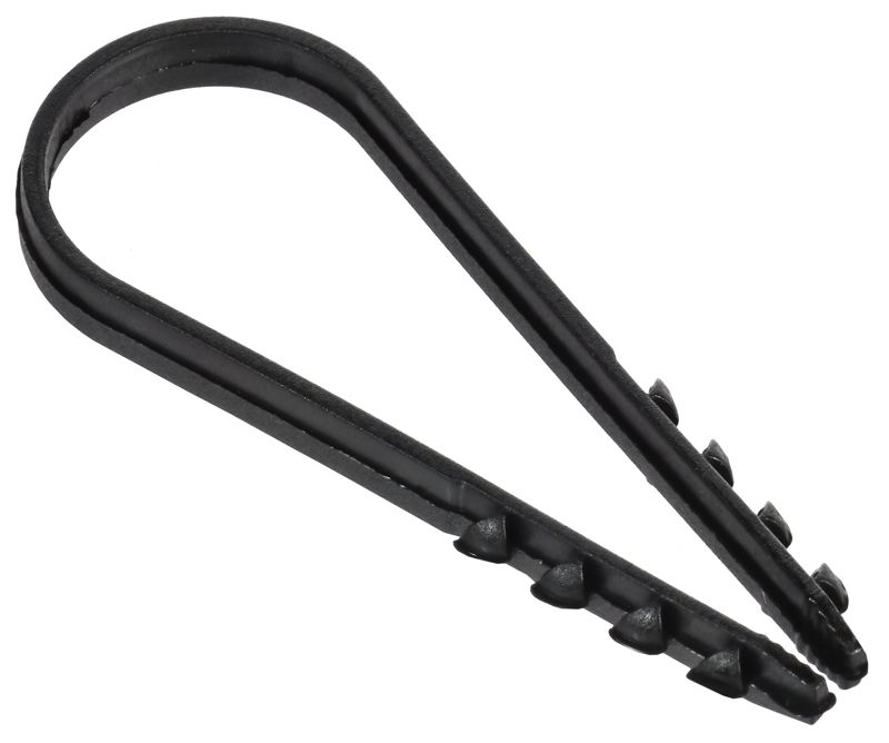 дюбель-хомут 19х25мм для круглого кабеля нейлон черн. (уп.100шт) generica udh13-19-25-100-k02-g от BTSprom.by