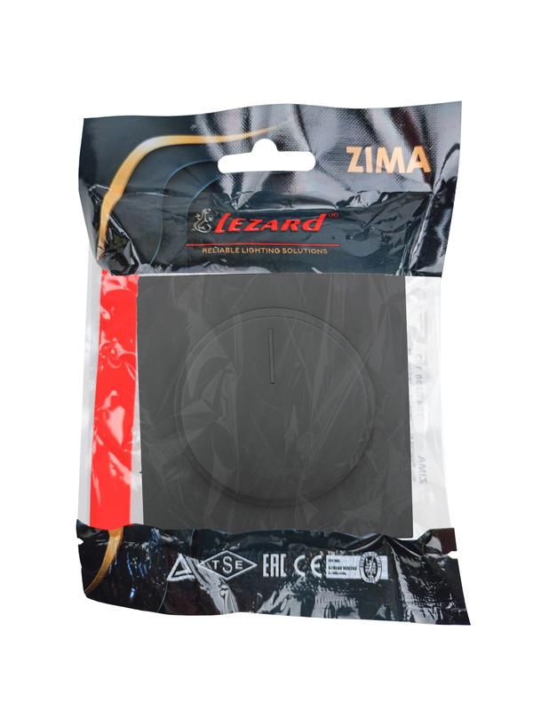  Диммер 800Вт СП ZIMA IP20 черн. бархат LEZARD 704-4288-115 фото в каталоге от BTSprom.by