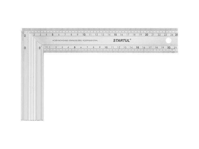 угольник столярный 250мм сталь/алюм. startul profi (st3525-025) st3525-025 от BTSprom.by