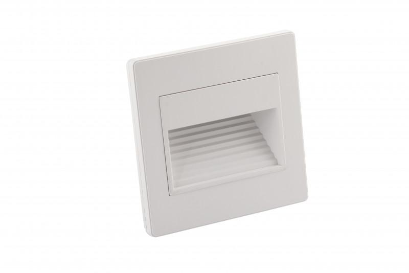  Светильник LED 1Вт 3000К IP20 встраив. в стену пластик бел. DENKIRS 538897 фото в каталоге от BTSprom.by