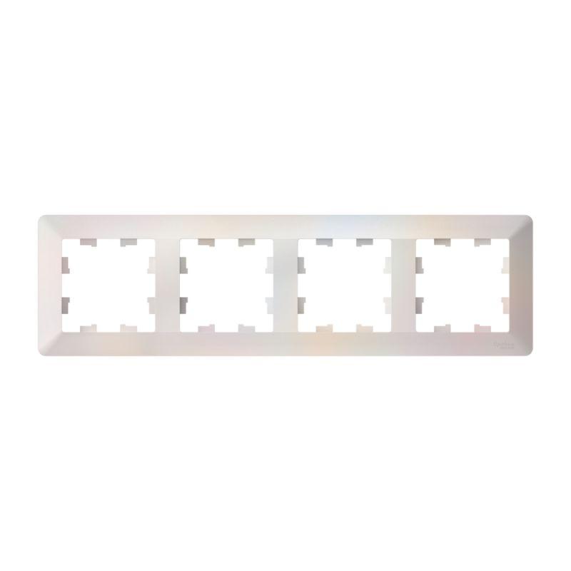 Рамка 4-м AtlasDesign Air жемчуж./дым. бел. SE ATN220404 фото в каталоге от BTSprom.by  Рамка 4-м AtlasDesign Air жемчуж./дым. бел. SE ATN220404 фото в каталоге от BTSprom.by