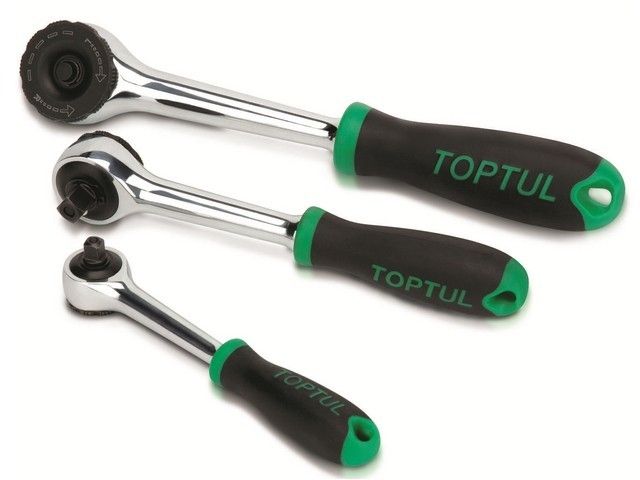 трещотка 1/2" безредукторная 265мм toptul cjbt1627 от BTSprom.by