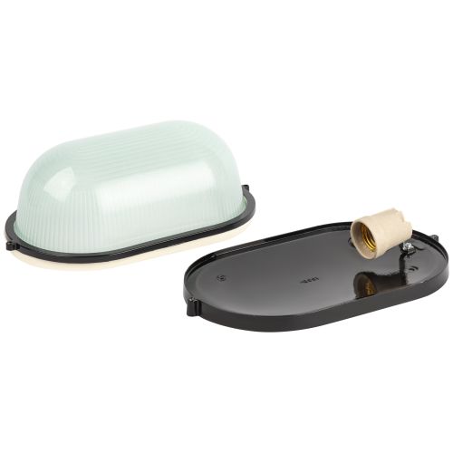  Светильник НБП 04-100-001 1х100Вт E27 IP54 акватермо алюм./стекло овал черн. Эра Б0063863 фото в каталоге от BTSprom.by