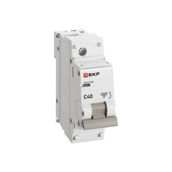  Выключатель автоматический модульный 1п C 40А 10кА ВА 47-100 PROxima EKF mcb47100-1-40C-pro фото в каталоге от BTSprom.by