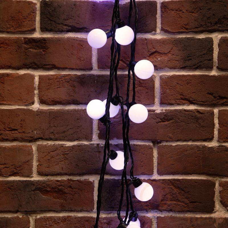 Гирлянда светодиодная "Мультишарики" 10м d38мм 40LED бел. 5Вт IP65 провод ПВХ черн. (нужен шнур питания 303-500) Neon-Night 303-575 фото в каталоге от BTSprom.by  Гирлянда светодиодная "Мультишарики" 10м d38мм 40LED бел. 5Вт IP65 провод ПВХ черн. (нужен шнур питания 303-500) Neon-Night 303-575 фото в каталоге от BTSprom.by
