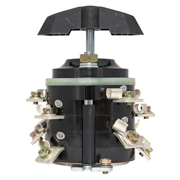  Переключатель пакетный 1-кл. 100А IP00 ПП 4-100/Н2 М3 исп.3 черн. EKF pp-4-100-3 фото в каталоге от BTSprom.by