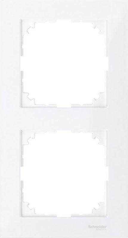  Рамка 2-м M-Pure бриллиантовый бел. SchE MTN4020-3625 фото в каталоге от BTSprom.by