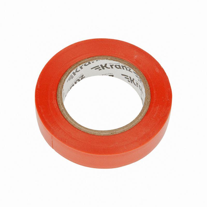  Изолента ПВХ 0.13х15мм 20м красная (уп.10шт) Kranz KR-09-2604 фото в каталоге от BTSprom.by