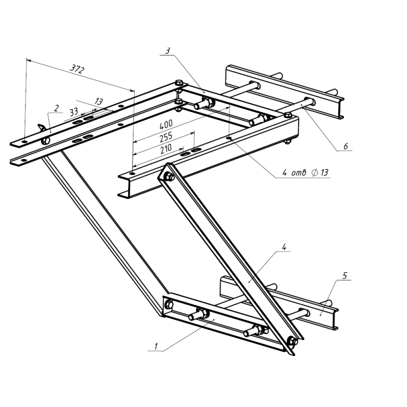  Комплект монтажных частей к РЛК (H=6500) КЭАЗ 251346 фото в каталоге от BTSprom.by