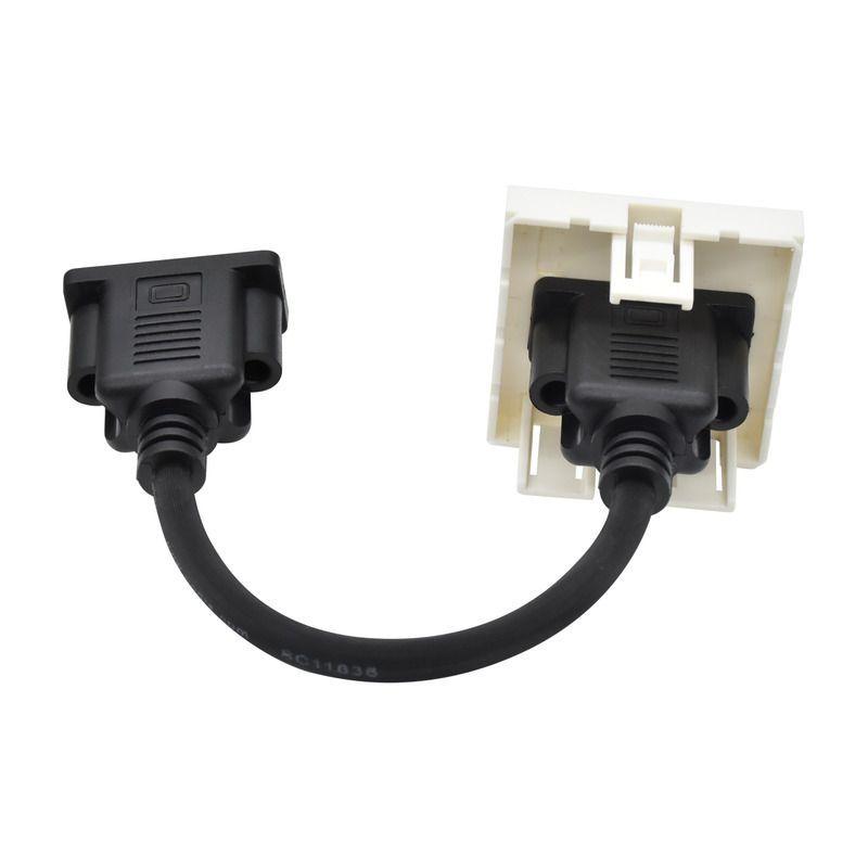  Розетка 2мод. VGA M/M РКМ-20-20-П бел. PRIMER IEK PR-KK40D-RV-0-2-K01 фото в каталоге от BTSprom.by