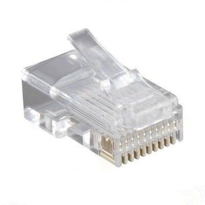 разъем plug-10p10c-u-06-10 rj50 (10p10c) универс. (для ож и мж кабеля) для круглого кабеля напыление 6µ"/ 6 мкр. дюйм (уп.10шт) hyperline 49342 от BTSprom.by