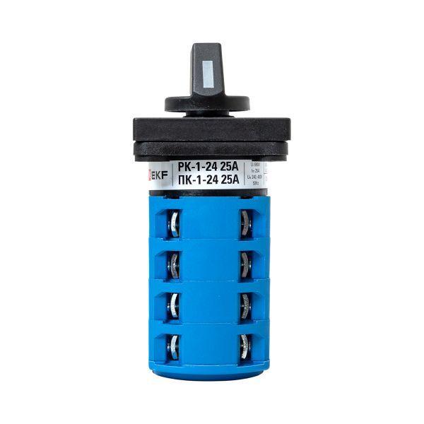  Переключатель кулачковый ПК-1-24 4П 25А "1-0-2" EKF pk-1-24-25 фото в каталоге от BTSprom.by