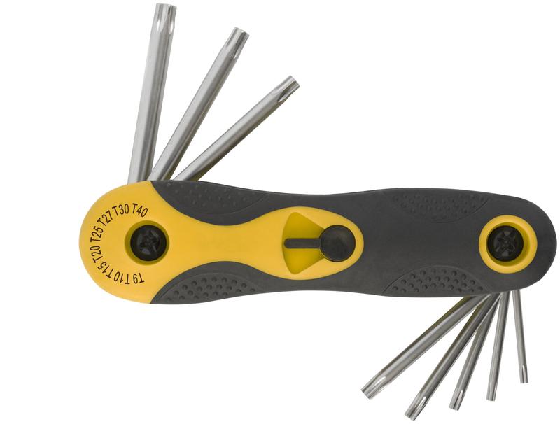 ключ torx t9-t40 складной crv (уп.8шт) fit 64016 от BTSprom.by