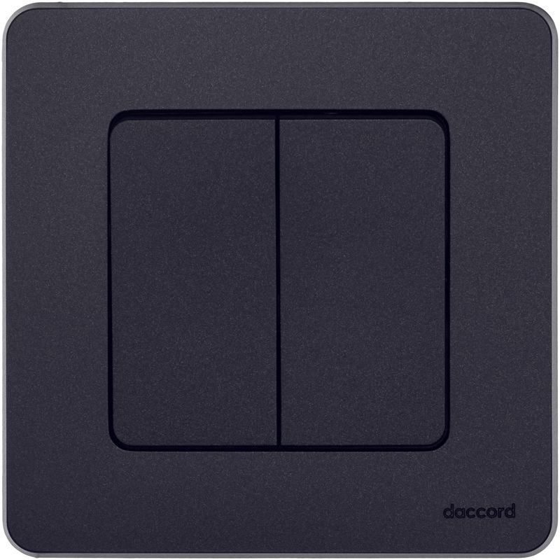  Выключатель 2-кл. Inspiria 10А IP20 250В 10AX механизм антрацит IEK 673623 фото в каталоге от BTSprom.by