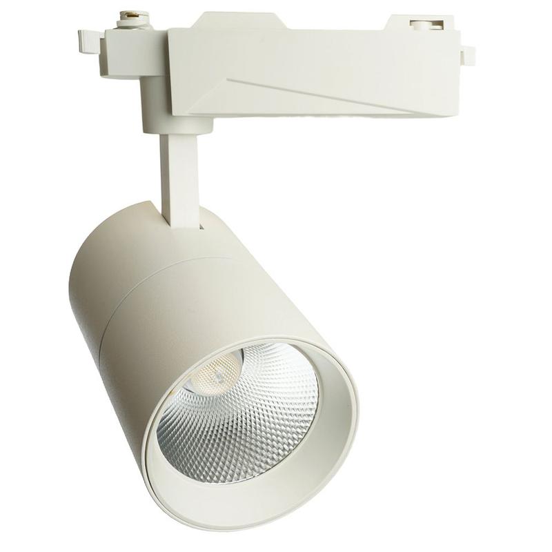 светильник светодиодный трековый на шинопровод 30вт 2700лм 4000к 35град. бел. al103 со встроенным драйвером с индексом цветопередачи >90ra truecolor feron 48941 от BTSprom.by