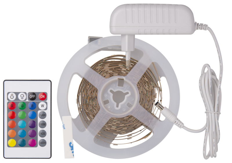 лента светодиодная 95 145 nls-set-03 rgb 3м 60шт/м адаптер 1м ip20 navigator 95145 от BTSprom.by