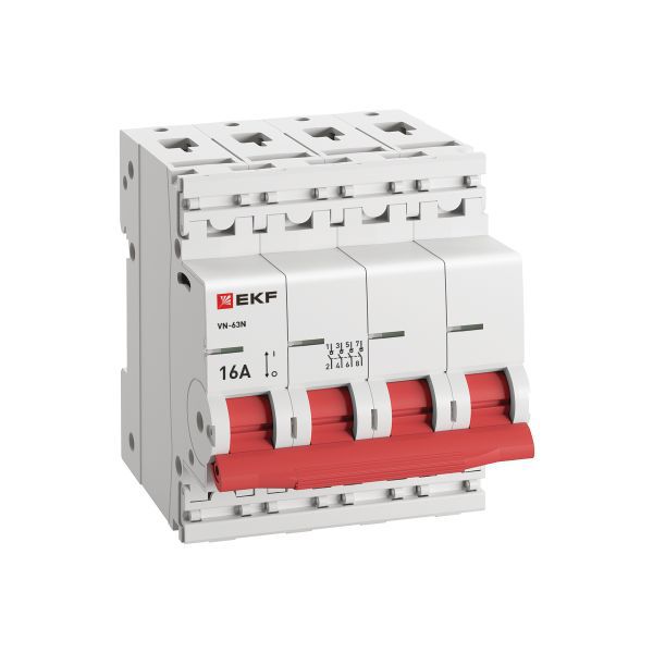  Выключатель нагрузки 4п 16А ВН-63N PROxima EKF S63416 фото в каталоге от BTSprom.by
