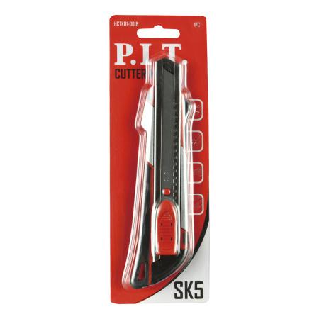 нож строительный с сегментированным лезвием hctk01-0018 (18х100мм 7 сегментов) p.i.t. hctk01-0018 от BTSprom.by