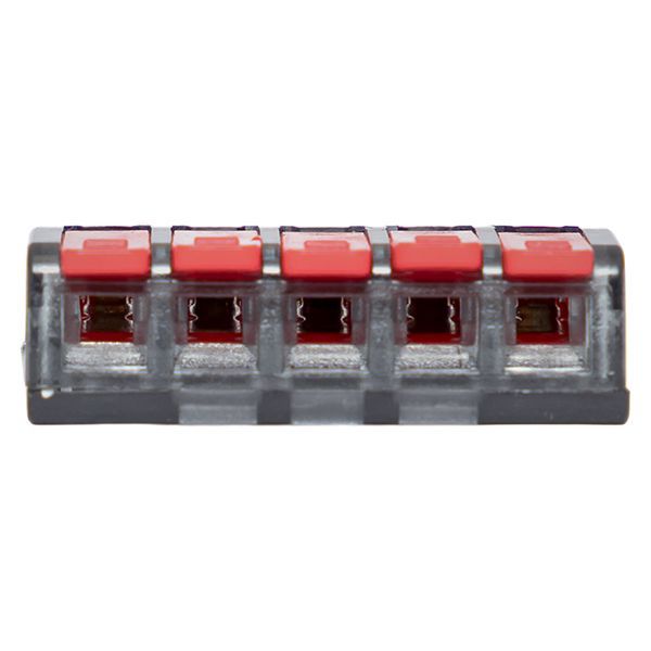  Клемма строительно-монтажная СМК 221-415 с рычагом 5 отверстий 0.2-4.0кв.мм (блист.20шт) PROxima EKF plc-smk-221-415b-20 фото в каталоге от BTSprom.by