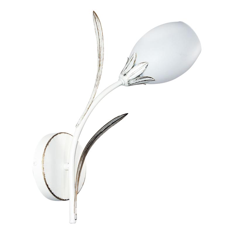 светильник "лилу" 511 (плафон 8825) нбб 01-60-190 e14 (им) настен. бел./зол. элетех 1005405456 от BTSprom.by