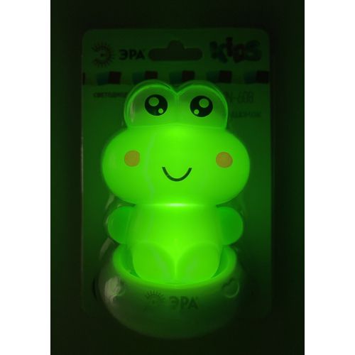  Светильник NN-608-SW-GR ночник "Лягушонок" зел. ЭРА Б0019100 фото в каталоге от BTSprom.by