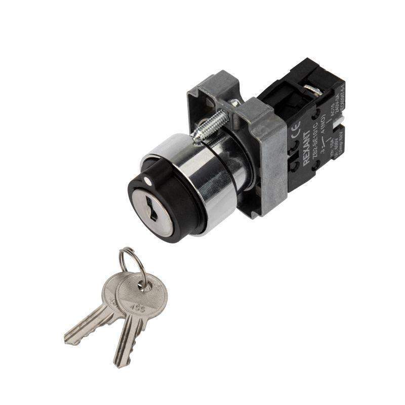 переключатель bd21 2p с замком no rexant 36-5552 от BTSprom.by