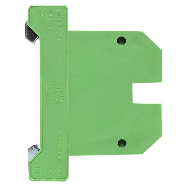 Колодка клеммная ЕК-6/40 JXB земля EKF plc-ek-6/40 фото в каталоге от BTSprom.by