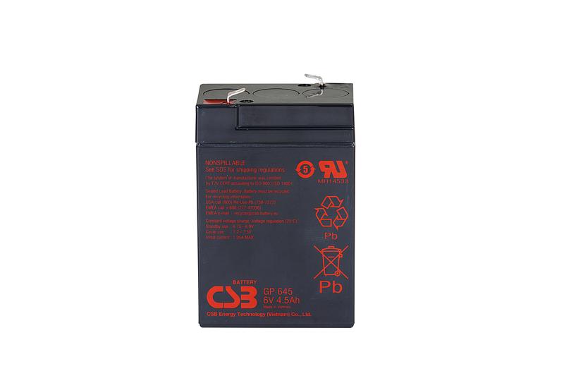 аккумулятор 6в 4.5а.ч csb gp645 csb от BTSprom.by