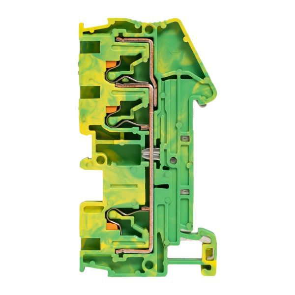  Колодка клеммная пружинная 4 Push-in 3 вывода земля EKF PIT-4-3-pe фото в каталоге от BTSprom.by