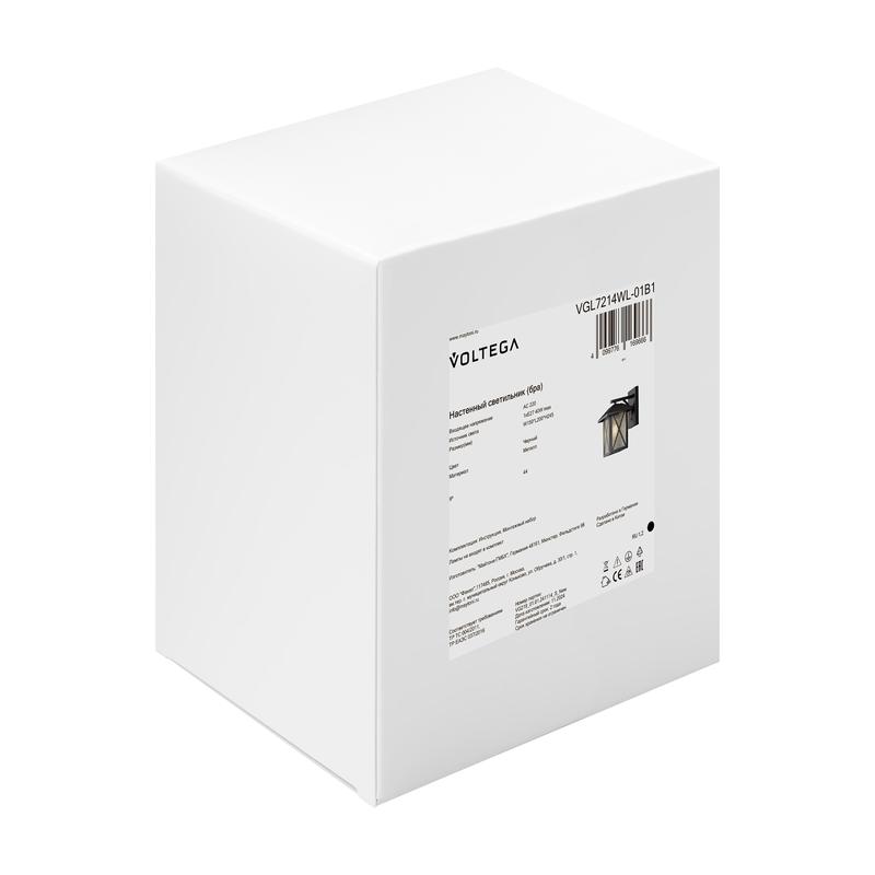  Светильник Gabi 1х40Вт E27 IP44 бра настен. Voltega VGL7214WL-01B1 фото в каталоге от BTSprom.by