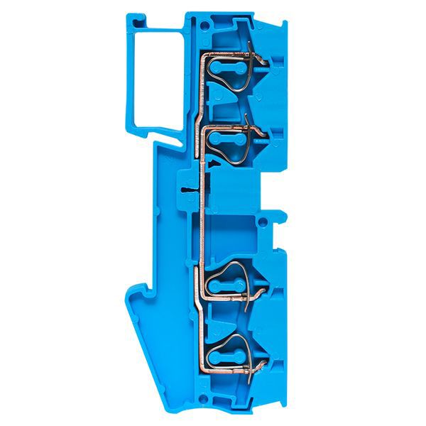  Колодка клеммная ST-4 41А 4 вывода пружинная син. EKF plc-jxb-st-4-4-blue фото в каталоге от BTSprom.by