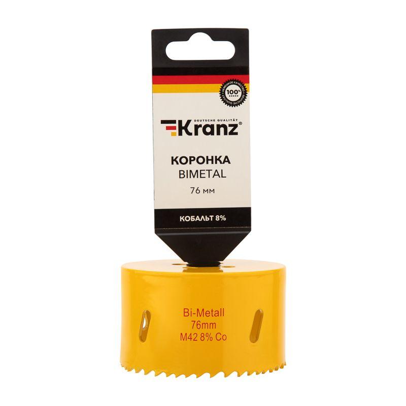  Коронка Bimetal 76мм Kranz KR-92-0238 фото в каталоге от BTSprom.by