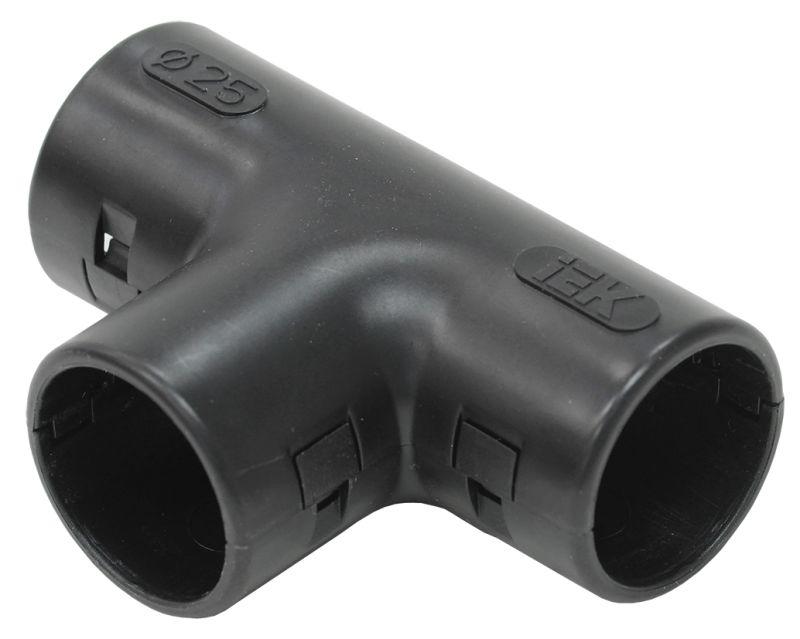 тройник открывающийся ti25g черн. iek cta10d-tig25-k02-025 от BTSprom.by
