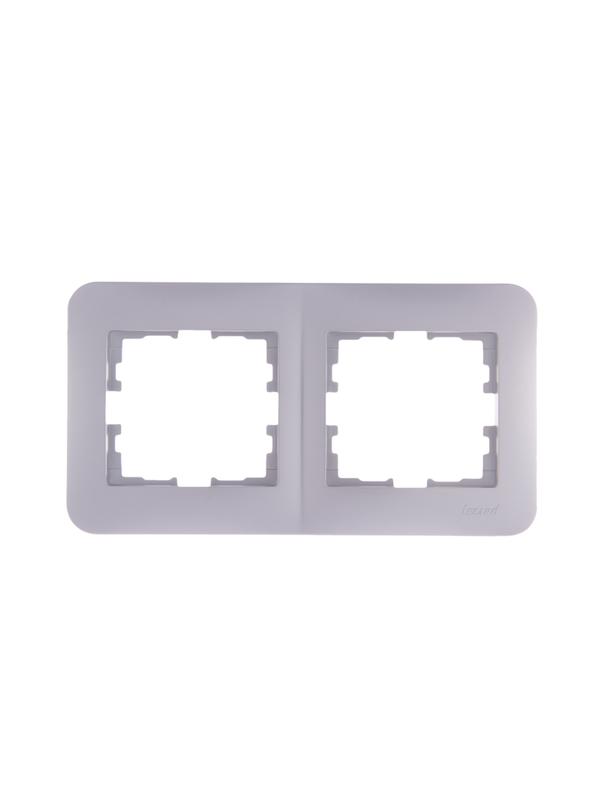 рамка 2-м karina life горизонт. матов. серебр. lezard 708-4300-147 от BTSprom.by