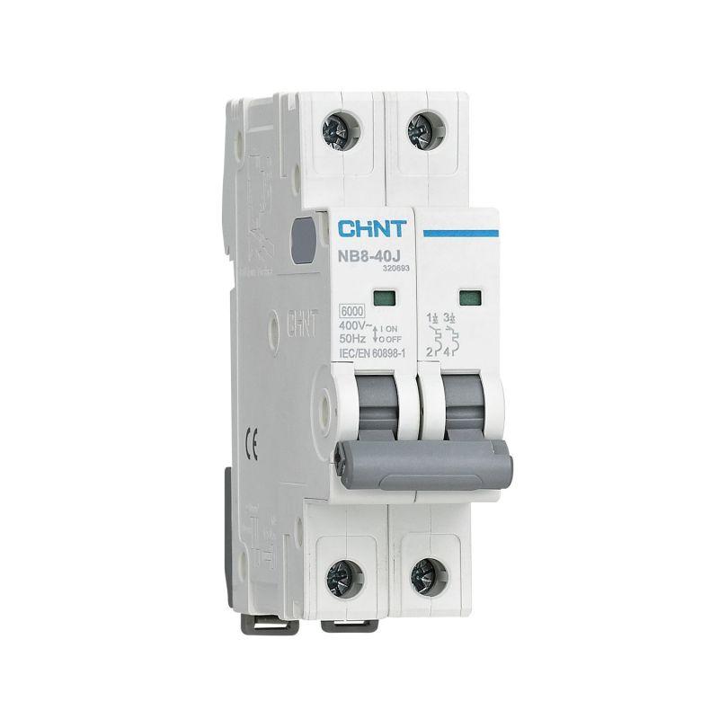 выключатель автоматический 2п 2а 6ка nb8-40j х-ка c (r) chint 320684 от BTSprom.by