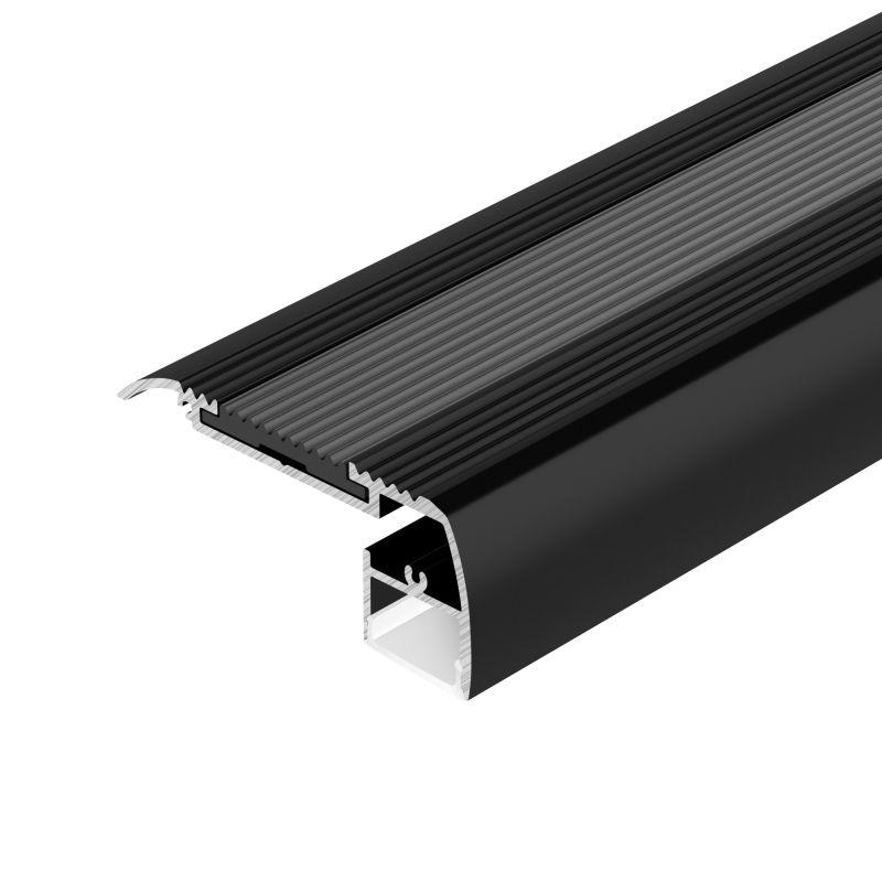 профиль stair-w65-2000 anod black l2000 алюм. arlight 045663 от BTSprom.by