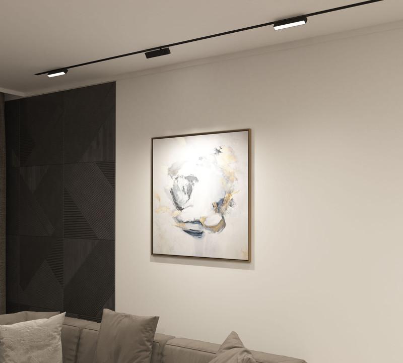  Светильник SMART 9Вт 3000К-6000К DIM поворотн. матов. черн. DENKIRS 655647 фото в каталоге от BTSprom.by