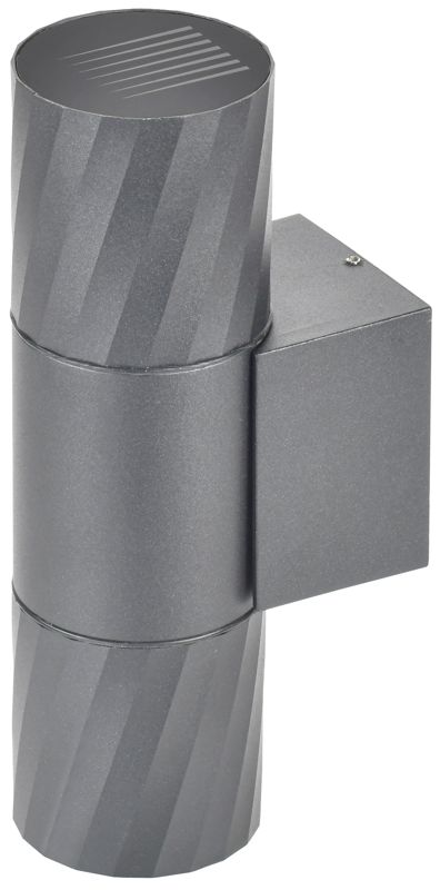 светильник 5221 2хgu10 ip65 уличный настенный сер. iek lt-ubu0-5221-gu10-2-k03 от BTSprom.by