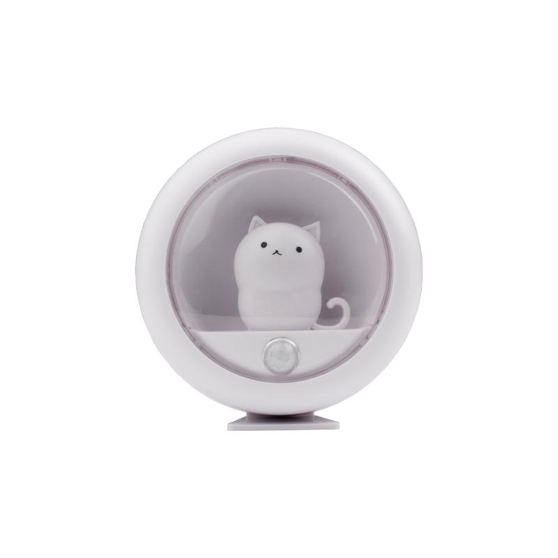 светильник светодиодный ts8-cat-sens 1вт 6500к ip22 ночник аккумулятор 400ма.ч датчик движения магнитное крепление с клеевым слоем jazzway 5062016 от BTSprom.by