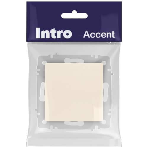  Выключатель 1-кл. СП Accent 6-101-02 10А IP20 250В AL/CU сл. кость Intro Б0063477 фото в каталоге от BTSprom.by