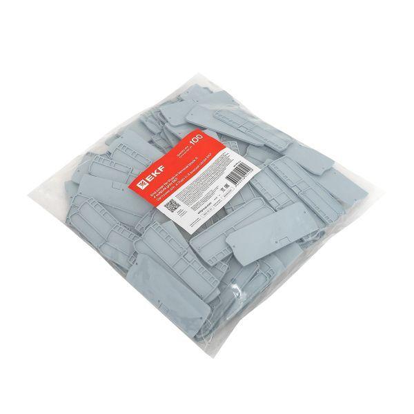  Заглушка для 4 Push-in 4 вывода сер. EKF EP-PIT-4-4 фото в каталоге от BTSprom.by