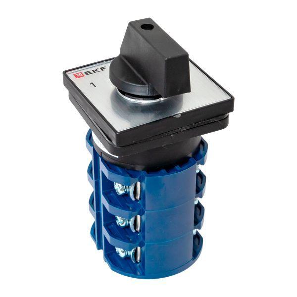  Переключатель кулачковый ПК-1-23 3п 63А "1-0-2" IP65 EKF pk-1-23-63-65 фото в каталоге от BTSprom.by