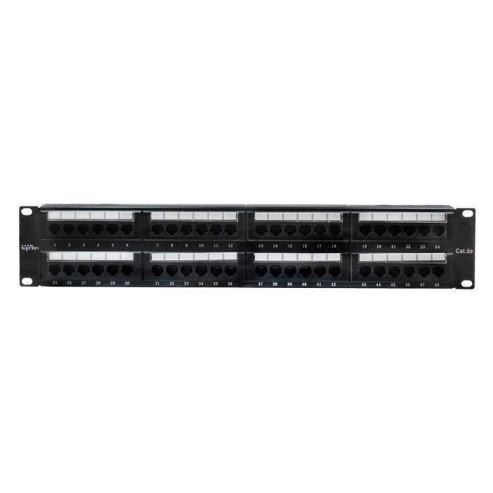 патч-панель utp 48хrj-45 кат.5e 2u 19дюйм suprlan 10-0405 от BTSprom.by