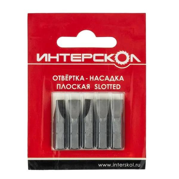 Бита плоская "Slotted" SL 6.5х1.2 25мм (уп.5шт) ИНТЕРСКОЛ 2042402500650 фото в каталоге от BTSprom.by  Бита плоская "Slotted" SL 6.5х1.2 25мм (уп.5шт) ИНТЕРСКОЛ 2042402500650 фото в каталоге от BTSprom.by