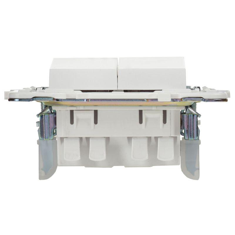  Выключатель проходной 2-кл. SKANDY 10А SK-V05W арктич. бел. IEK SK-V22-0-10-K01 фото в каталоге от BTSprom.by