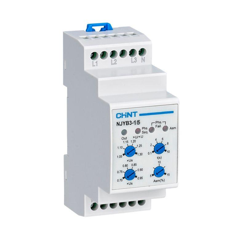 реле контроля фаз njyb3-18 ac 380в защита нагрузки (r) chint 697037 от BTSprom.by