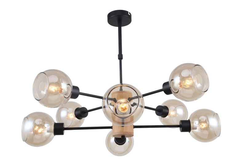  Люстра Marvin 40Вт E14х8 IP20 Freya FR5055PL-08B фото в каталоге от BTSprom.by