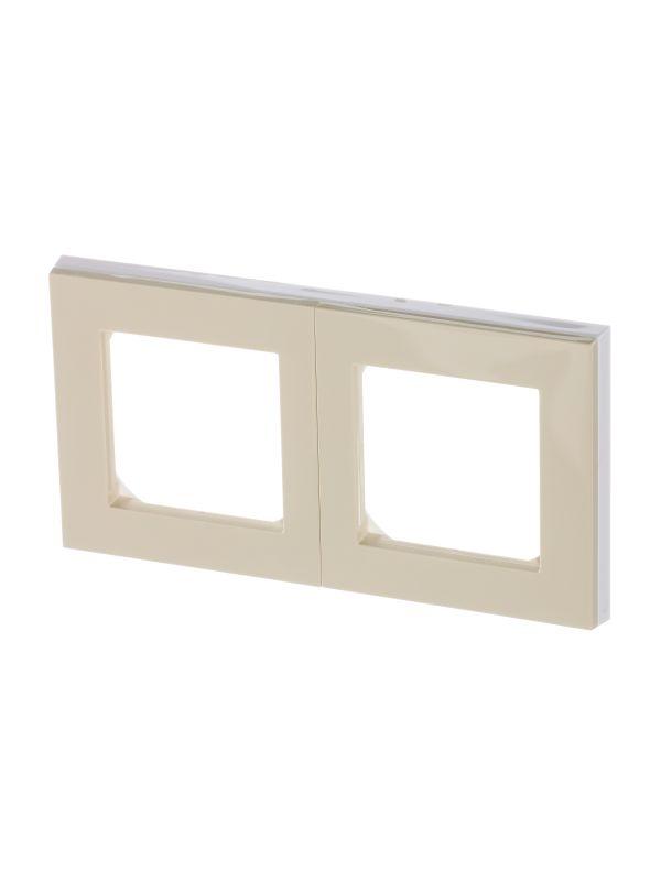 рамка levit 2п сл. кость/бел. abb 2chh015020a6017 от BTSprom.by
