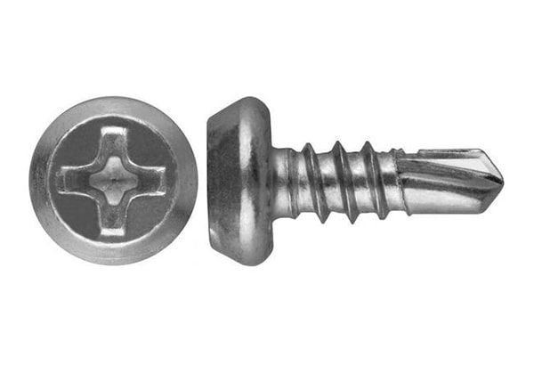 саморез "клоп" 3.5х9.5 металл-металл цинк шлиц philips №2 сверло (уп.1000шт) промрукав pr08.9381 от BTSprom.by